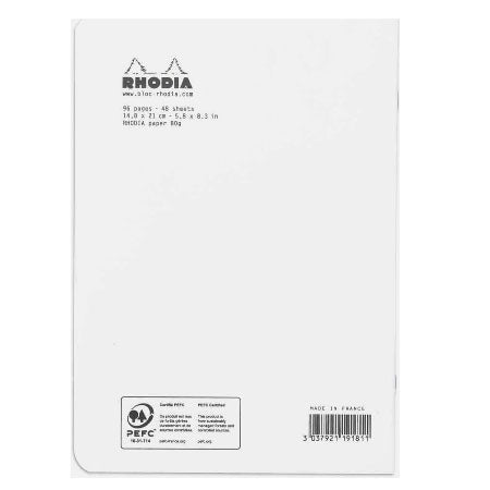 Carnet - Format A5 14.8 x 21 cm - Meeting - Rhodia - 160 pages meeting -  Taupe