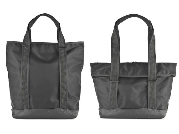 BAGJACK NXL Two Face Tote Bag Leather - Black #1130 – Cubeshops