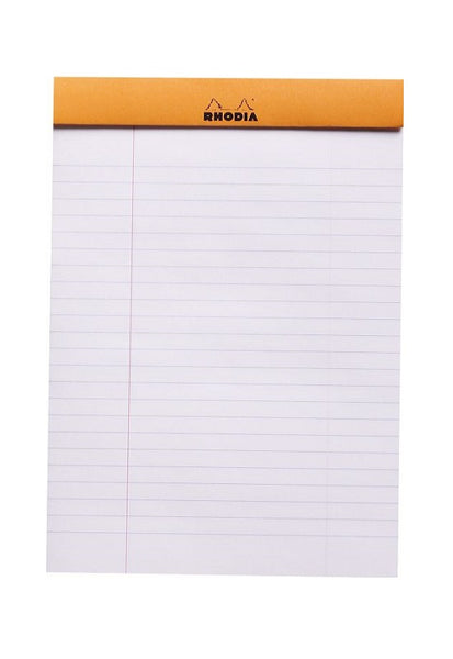 RHODIA 160009C - Stapled Notepad N°16 Black - A5 - 80 Detachable Sheets - Plain White Clairefontaine Paper 80 G/m² - Coated Card Cover - Pack Of 10 Pads - View #6