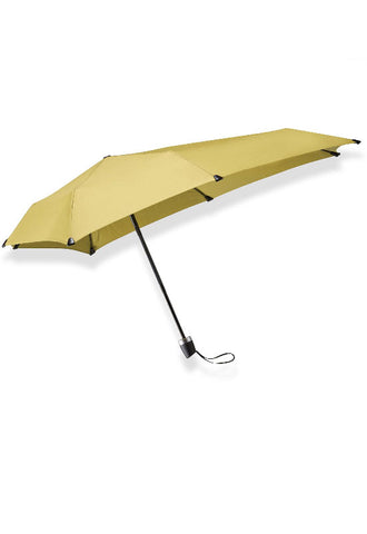 SENZ° MINI FOLDABLE STORM UMBRELLA DUSKY CITRON