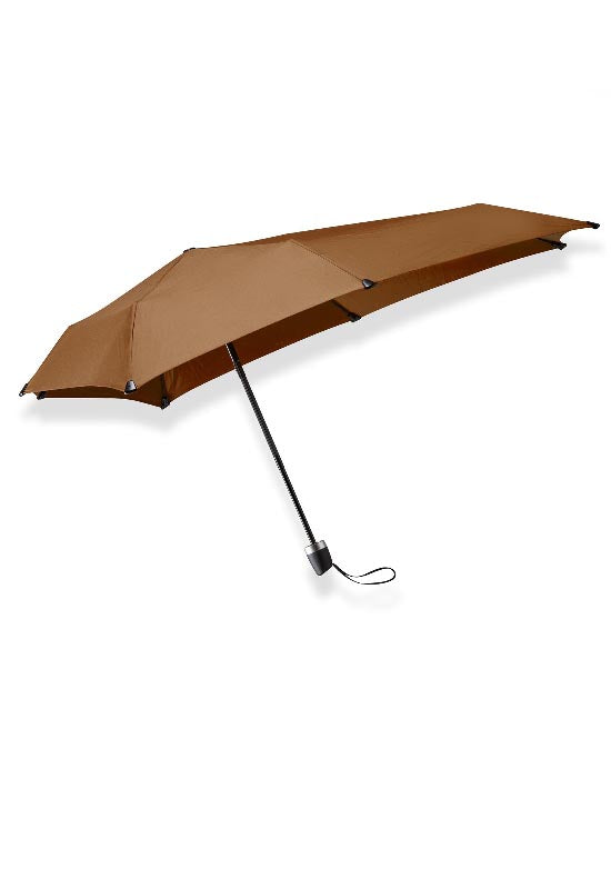 SENZ° MINI FOLDABLE STORM UMBRELLA SUDAN BROWN