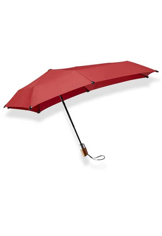 SENZ° MINI AUTOMATIC DELUXE FOLDABLE STORE UMBRELLA PASSION RED