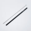 KOGU BLACK ALUMINUM STRAW WITH BRUSH (7mm)