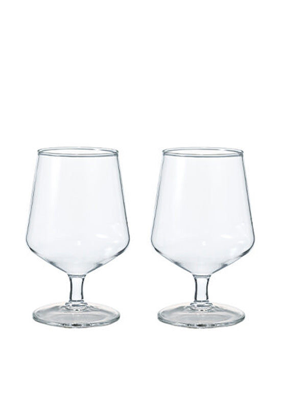 HARIO Heat Proof Glass Beer Goblet 2pc Set HBG-3524