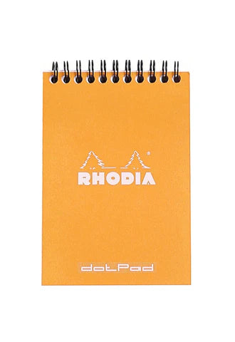 RHODIA Bloc Wirebound N18 Dot Orange #18503