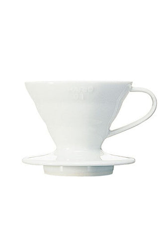 HARIO V60 Coffee Dripper 01 Ceramic White VDCR-01-W