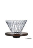 HARIO V60 Glass Dripper Walnut VDG-02-WN