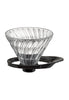 HARIO V60 Glass Dripper 02 Black VDGR-02-B