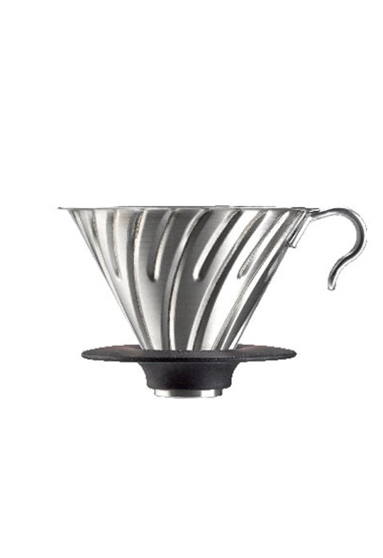 HARIO V60 Metal Dripper 02 Hairline Silver VDMR-02-HSV