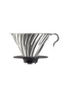 HARIO V60 Metal Dripper 02 Hairline Silver VDMR-02-HSV