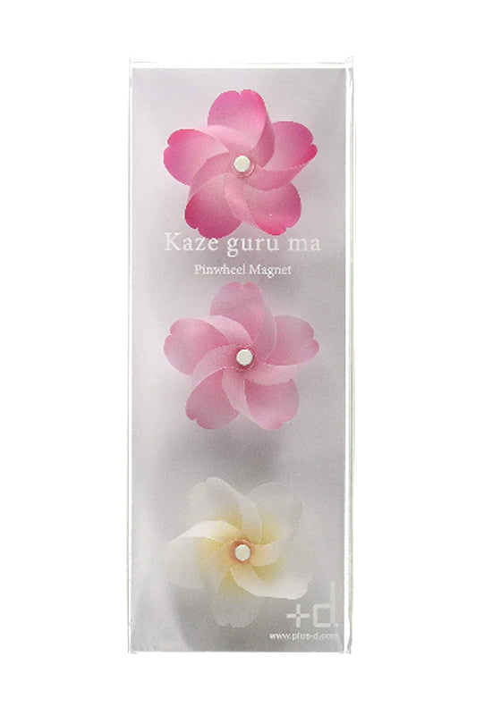 H CONCEPT Kaze guru ma Pinwheel 3pcs CHERRY BLOSSOM