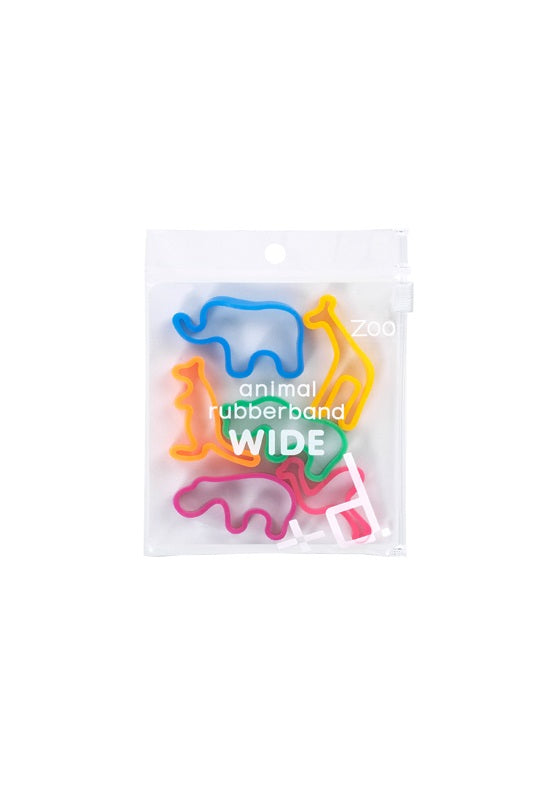 H CONCEPT Animal Rubberband - WIDE Zoo 6pcs