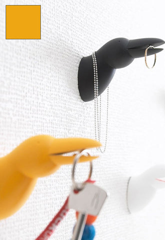 H CONCEPT Bird Hook - Yellow