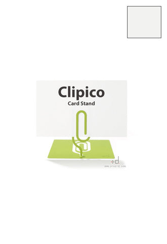 H CONCEPT Clipico Card Stand White