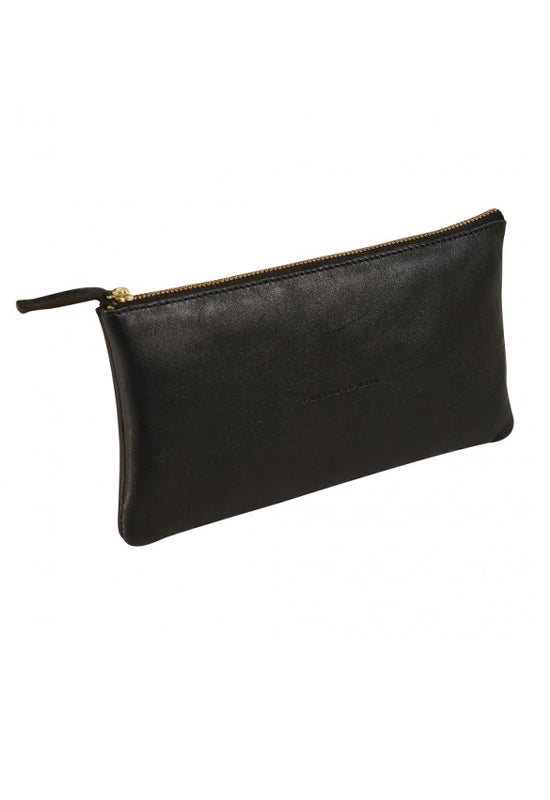 Flying Spirit Flat Pencil Case - Black