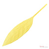 H CONCEPT Ha Uchiwa Leaf Fan - Yellow