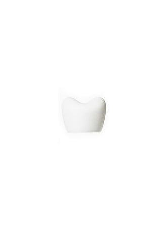 H CONCEPT Heart Bottle Cap - Solid White