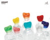 H CONCEPT Heart Bottle Cap - Clear Orange