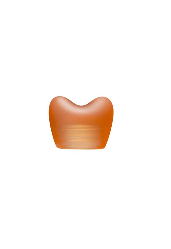 H CONCEPT Heart Bottle Cap - Clear Orange