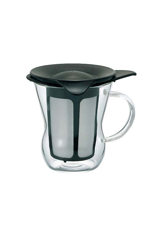 HARIO One Cup Tea Maker Natural Black OTM-1B