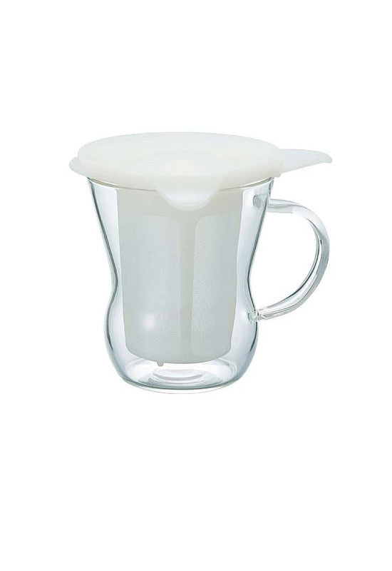 HARIO One Cup Tea Maker Natural White OTM-1NW