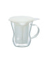 HARIO One Cup Tea Maker Natural White OTM-1NW