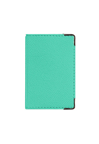 QUO VADIS Pocket Card Holder - Turquoise JAD