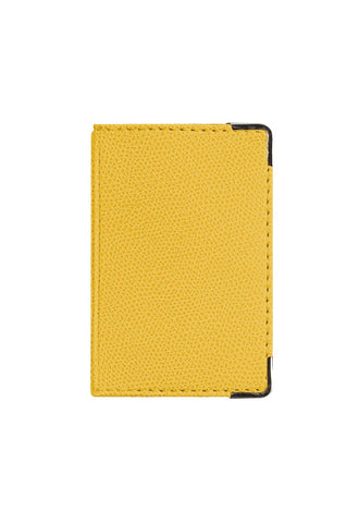 QUO VADIS Pocket Card Holder - Yellow