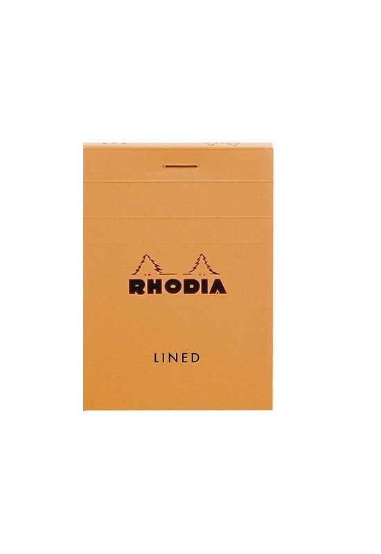 RHODIA Bloc N11 7.4x10.5cm Lined Orange #11600C