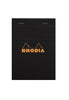RHODIA Bloc N13 10.5x14.8cm Grid Black #132009C