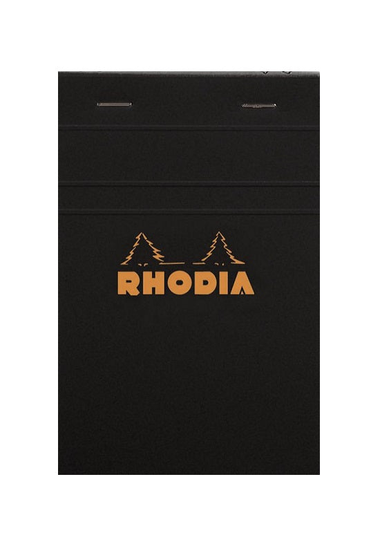 RHODIA Bloc N14 11x17cm Grid Black #142009C