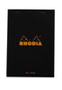 RHODIA Bloc N16 14.8x21cm Blank Black #160009C