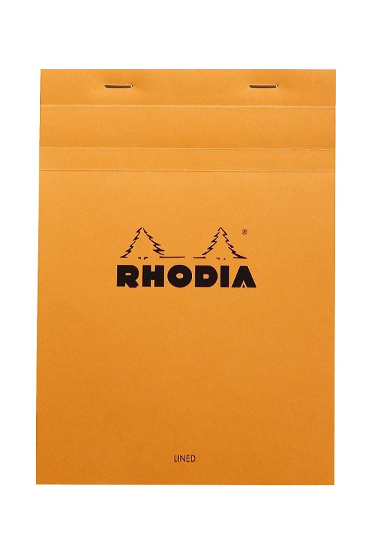 RHODIA Bloc N16 14.8x21cm Lined with Margin Orange  #16600C