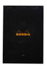 RHODIA Bloc N18 21x29.7cm Lined with Margin Black #186009C