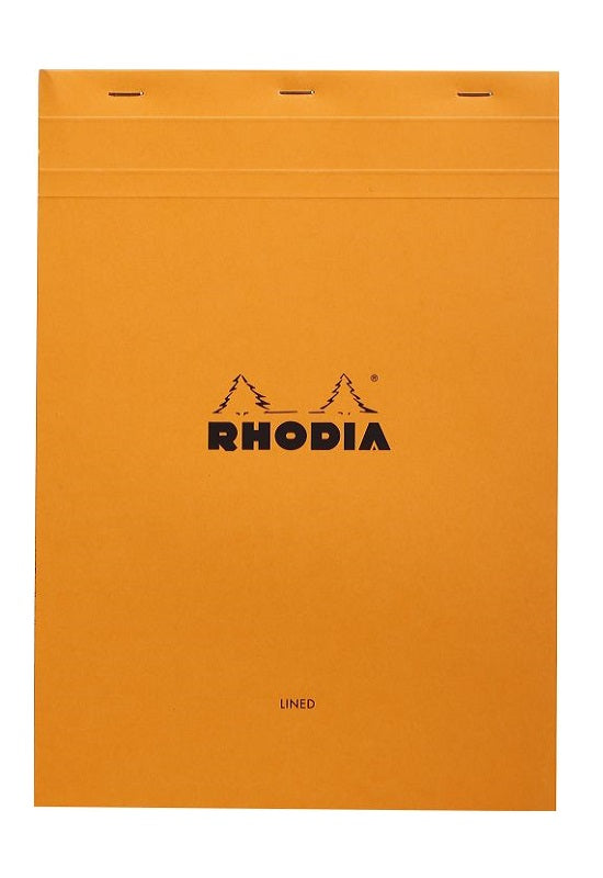 RHODIA Bloc N18 21x29.7cm Lined with Margin Orange #18600C