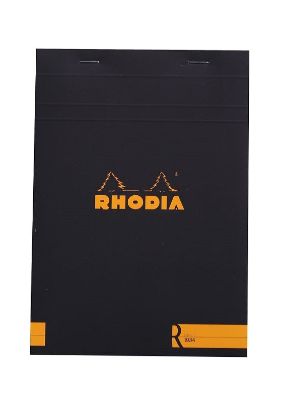 RHODIA Bloc R Pad N16 Lined Black #162012C