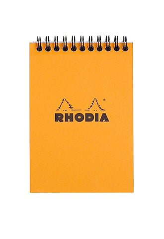 RHODIA Bloc Wirebound N13 Grid Orange #13500C
