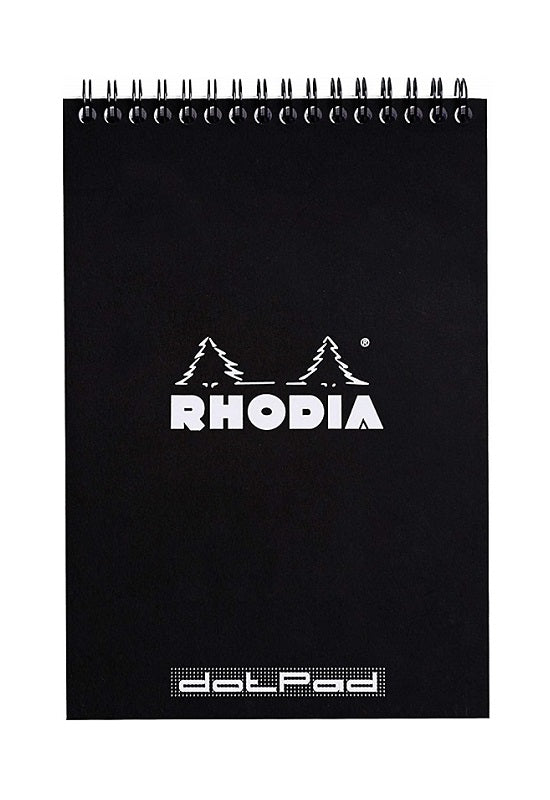 RHODIA Bloc Wirebound N16 Dot Black #165039C