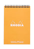 RHODIA Bloc Wirebound N16 Dot Orange #16503C