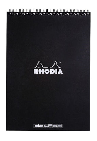 RHODIA Bloc Wirebound N18 Dot Black #185039C