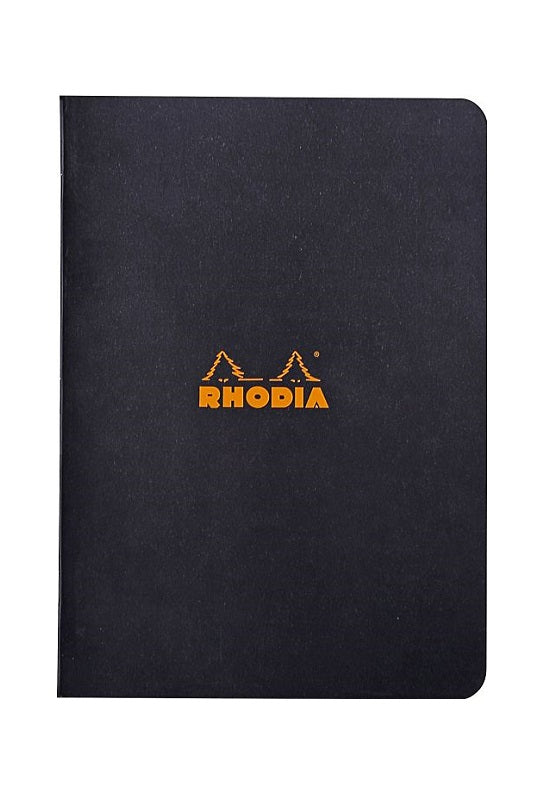 RHODIA Staplebound 14.8x21cm Grid Black #119183C