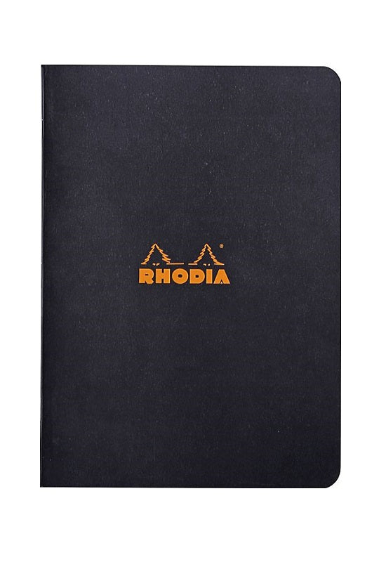 RHODIA Staplebound 14.8x21cm Lined Black #119189C