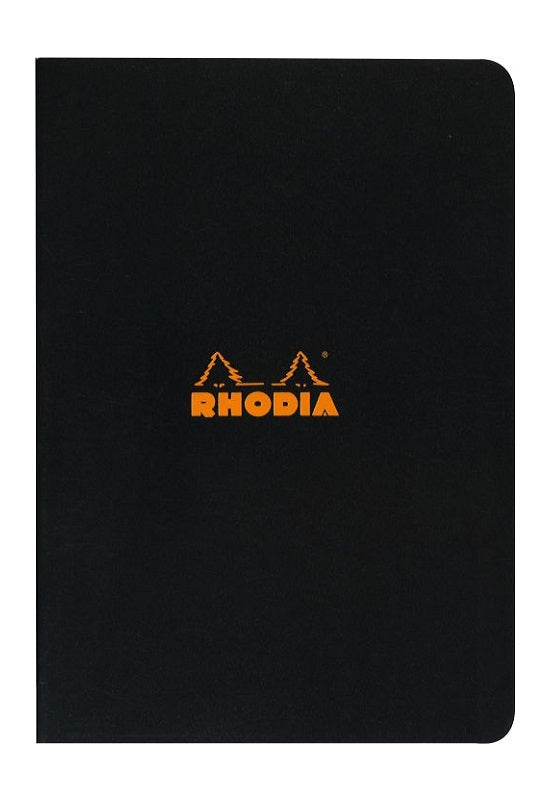 RHODIA Staplebound 21x29.7cm Lined Black #119169C