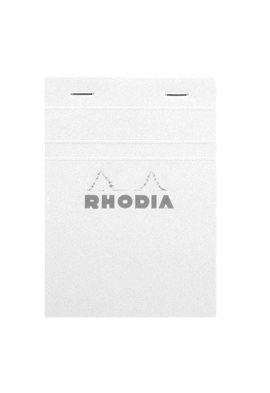 RHODIA White Bloc N13 10.5x14.8cm Lined #13601C