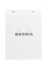 RHODIA White Bloc N16 14.8x21cm Lined with Margin #16601C