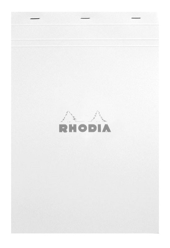 RHODIA White Bloc N18 21x29.7cm Grid #18201C