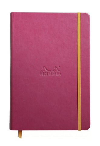 RHODIA Rhodiarama 14x21cm Lined Notebook Raspberry #118752C