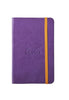 RHODIA Rhodiarama 9x14cm Lined Notebook Purple #118650C