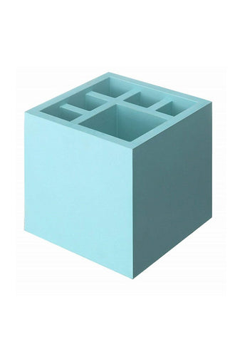 H CONCEPT Splash Square Umbrella Stand - Blue