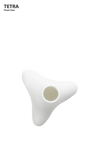 H CONCEPT TETRA Flower Vase - White